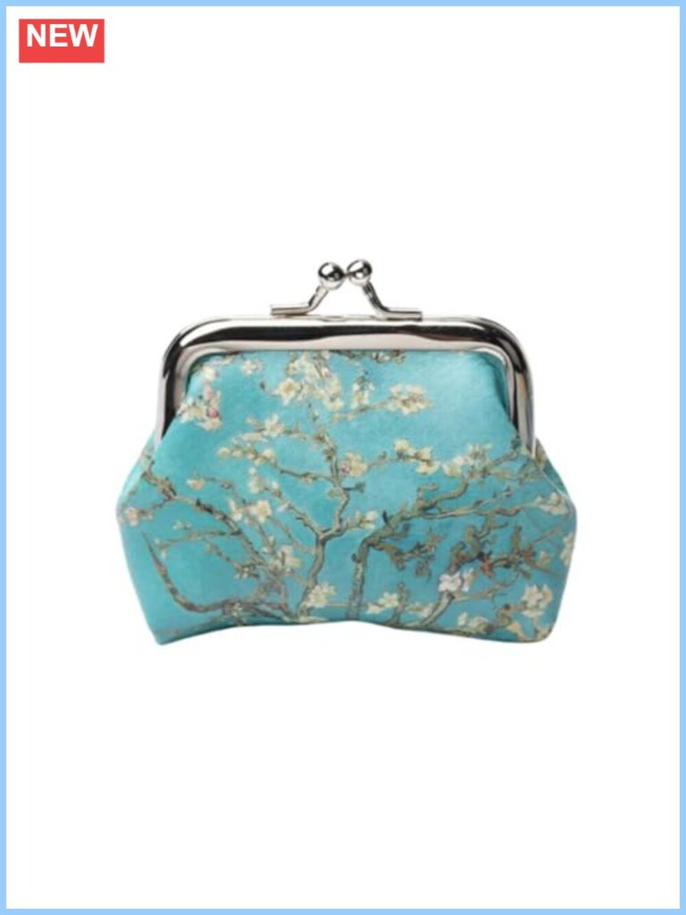 Vintage Hasp Closure Small Clutch Wallet Mini Handbag Card Cash Holder